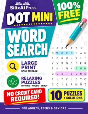 Large Print Word Search (DOT MINI)— FREE Large Print Printable PDF